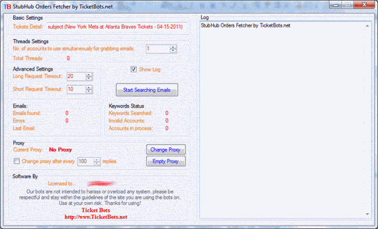 Picture of StubHub Orders Grabber (From Gmail)