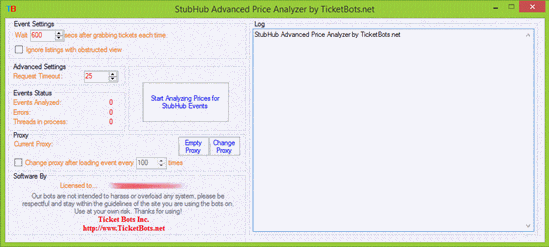 Bild von StubHub Advanced Price Analyzer