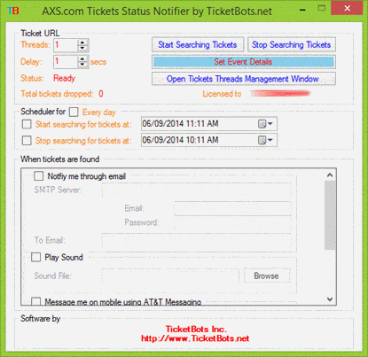 Immagine di FrontGateTickets.com Tickets Status Notifier